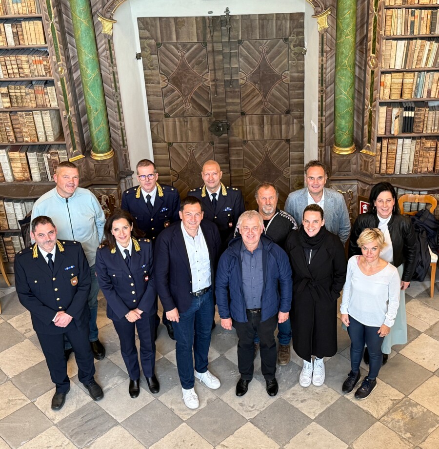 Mobilität und Ortspolizei: Fachlicher Austausch mit Delegation aus der Partnerstadt Bled