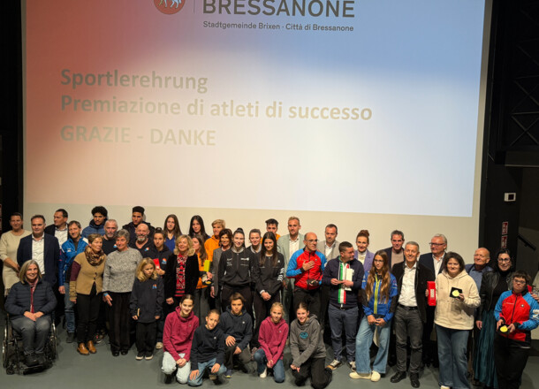 Lo sport unisce – Bressanone premia i suoi atleti più meritevoli