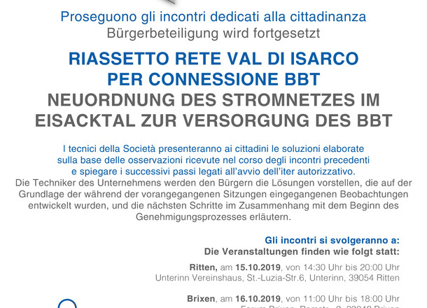 Open Day: nuovi tracciati per le linee ad alta tensione fuori dai centri abitati 