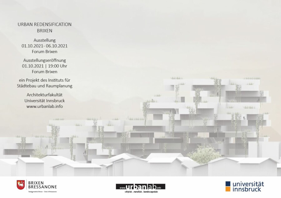 Mostra URBAN REDENSIFICATION a Bressanone