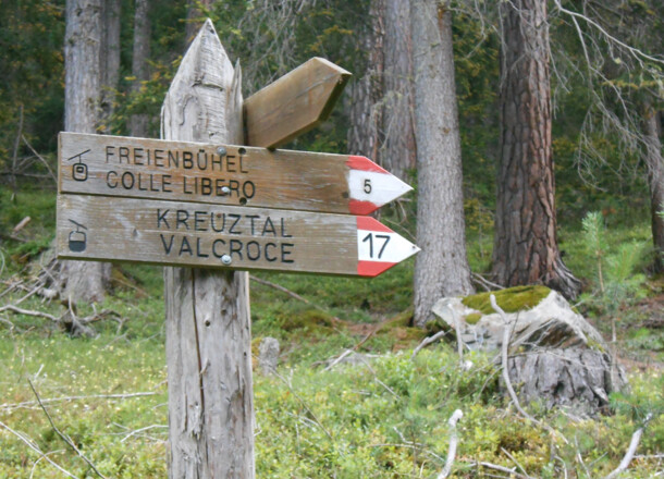 Schließung Wanderweg Nr. 17 und Biketrail auf der Plose