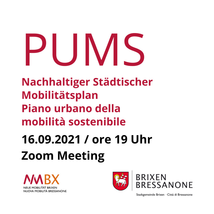 Presentazione Piano Urbano della Mobilità Sostenibile - PUMS