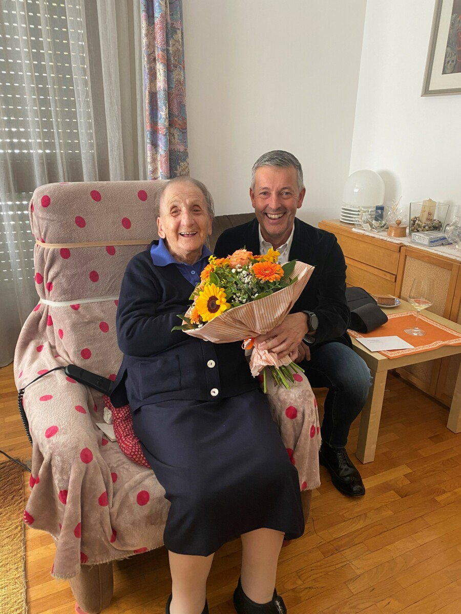 Wilhelmine Schranzhofer feiert 100. Geburtstag 