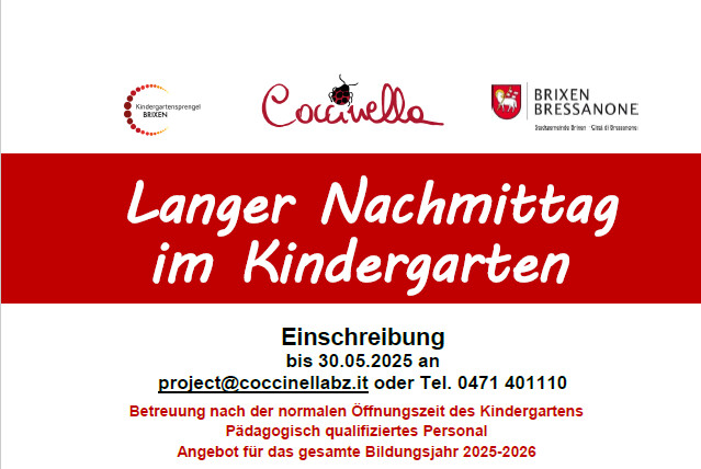 Progetto “Pomeriggio lungo” alla scuola dell’infanzia Mozart confermato – iscrizioni aperte fino al 30 maggio